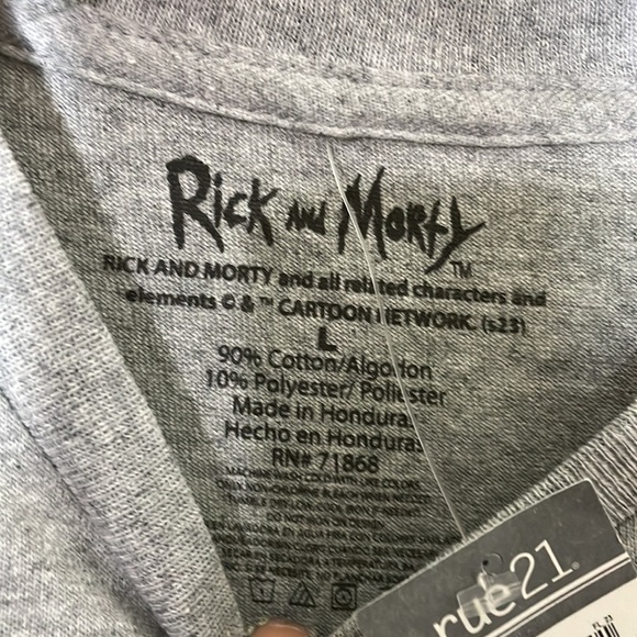 🔥🔥 Adult Swim Rick & Morty TEE NWT Size: Large 🔥🔥 - Picture 7 of 10